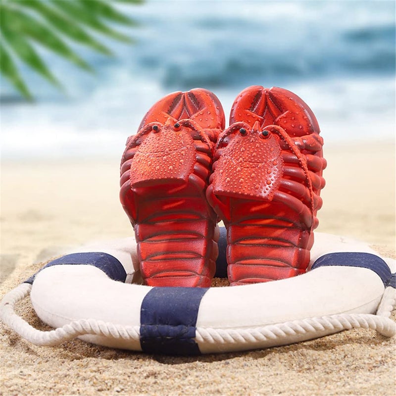 TOTENJS Lobster Sandal, Fish Slipper, Bass Sandal, Animal Print, Size 8.5, 7, Unisex-Adults - Image 5